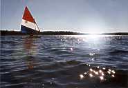 Sailing on a lazy weekend