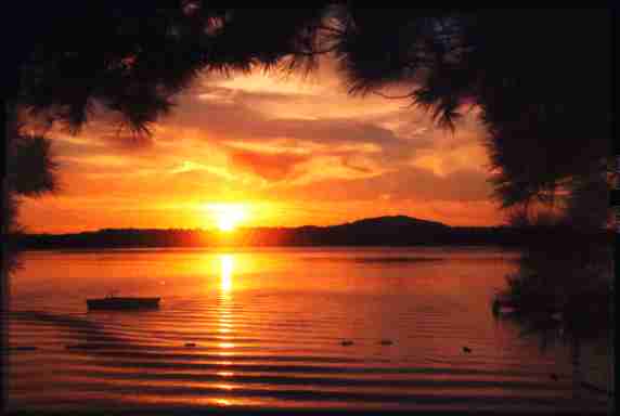 Sunset at days end